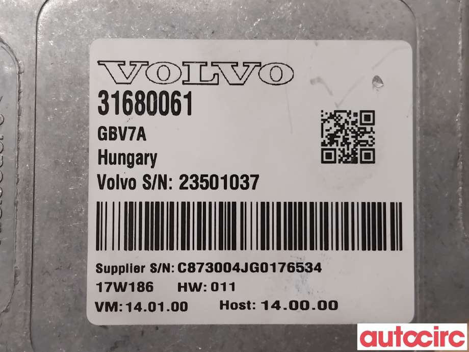 Styreenhet parkering til Volvo V90 / V90 CC / S90 2016-->>  (VOLVO|31680061|23501037)