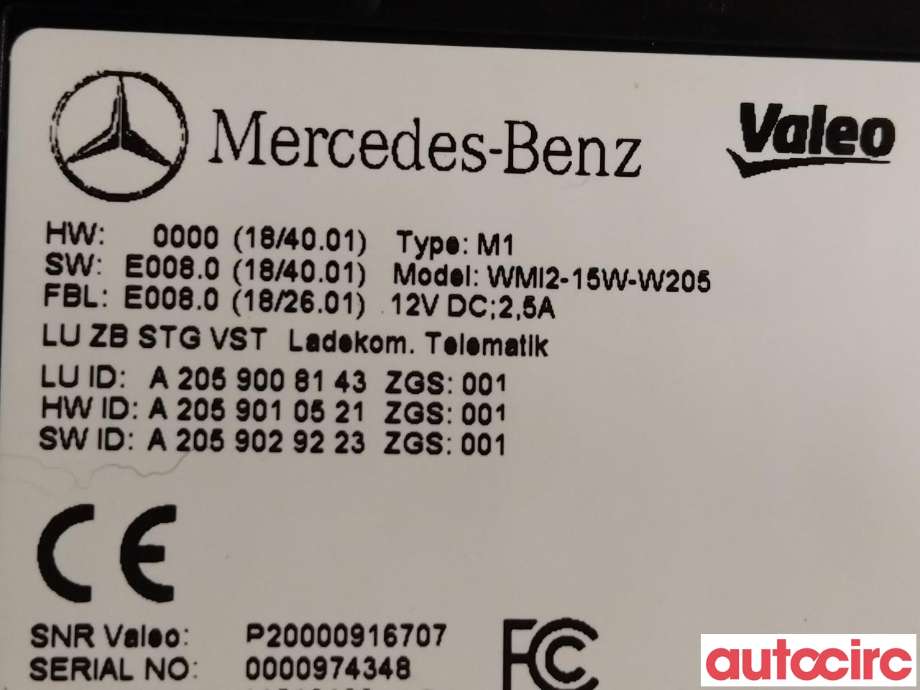 Diverse deler til Mercedes EQC 2019-->>  (MERCEDES|A2936804401|A2936803000)