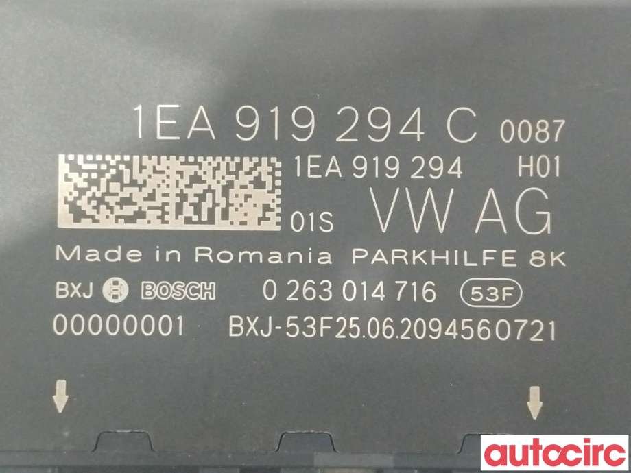 Styreenhet parkering til VW ID.3 2020-->>  (VOLKSWAGEN|1EA919294D|1EA919294C)