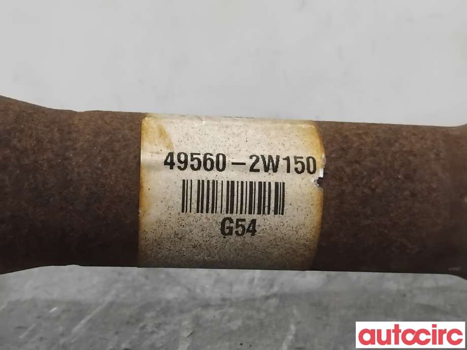 Drivaksel høyre foran til Kia Sorento 2011-2015 Type II  (KIA|495602W150||49560-2W150)