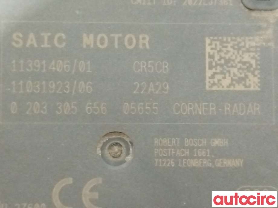 Sensor radar til MG MG4 2022-->>  (MG|11391406)