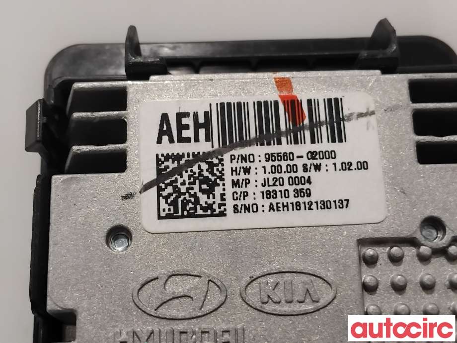 Diverse deler til Hyundai Ioniq Electric 2019-->> (Fase 2)  (HYUNDAI|95560G2000|WC-LP02|95560-G2000)