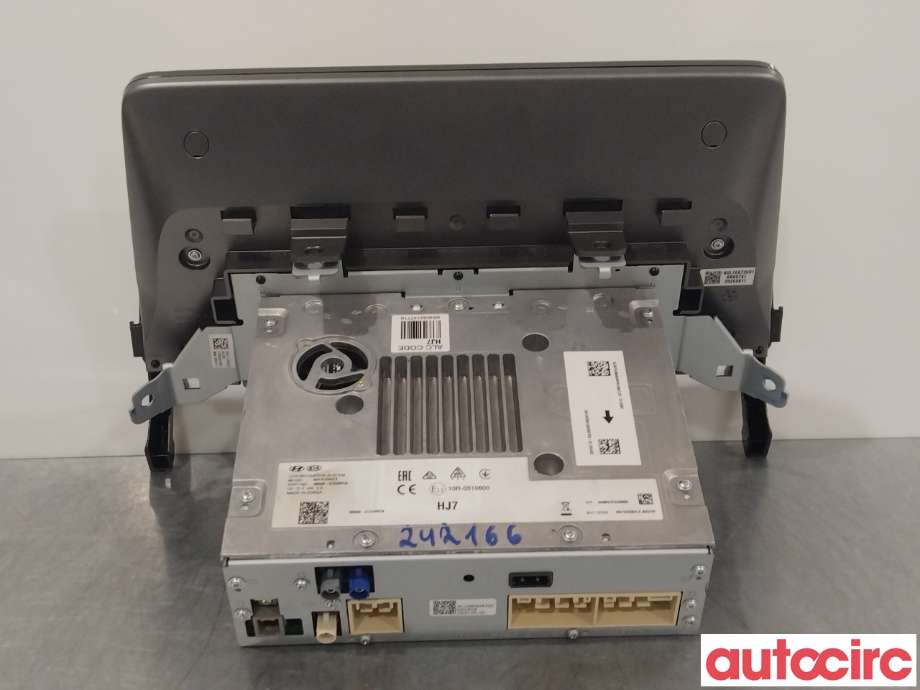 Multimedia display (MCU - Media Controller Unit) til Hyundai Ioniq Electric 2019-->> (Fase 2)  (HYUNDAI|96560G7230VCS)