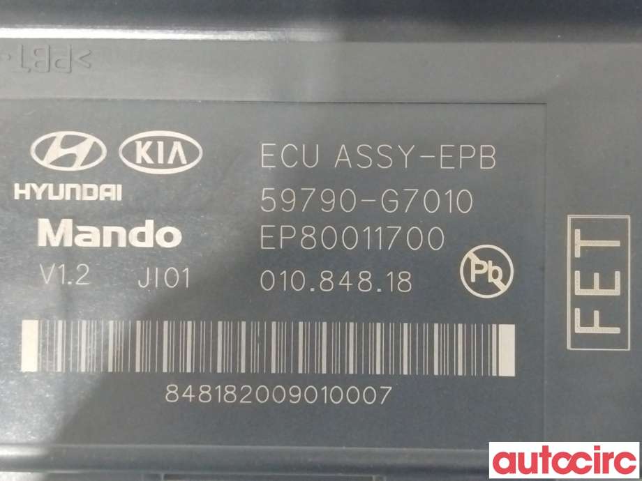 Styreenhet elektrisk parkbrems (EPB - Electric Parking Brake) til Hyundai Ioniq Electric 2019-->> (Fase 2)  (HYUNDAI|59790G7010)