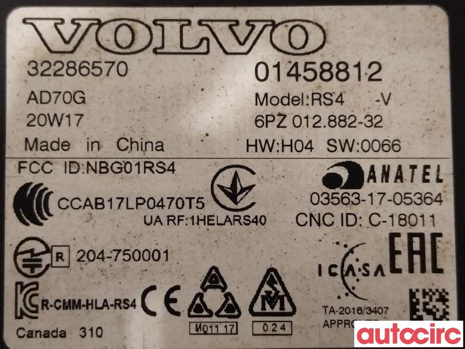 Sensor radar til Polestar 2 2020-->>  (POLESTAR|32473041|32286570)