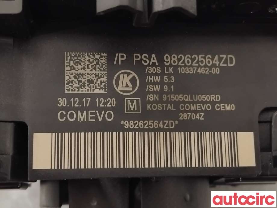 Bryter combi til Peugeot Expert 2016-->> (Type III)  (PEUGEOT|98093081ZD|10337462-02|98312522ZD)