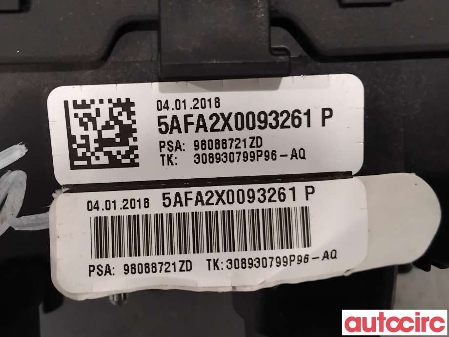 Airbag rattpute til Peugeot Expert 2016-->> (Type III)  (PEUGEOT|98088721ZD|308930799P96-AQ|98285991ZD)