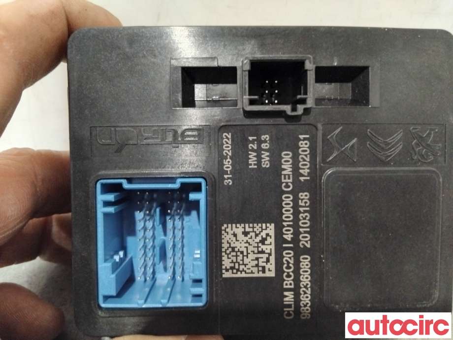Styreenhet klima/aircondition til Peugeot 2008 2019-->> (Type II)  (PEUGEOT|1675981680||9836236080)