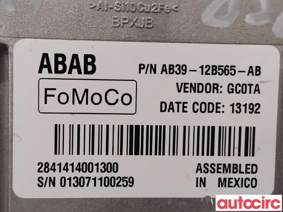 Styreenhet girkasse til Ford Ranger 2012-2015  (FORD|1725638|2841414001300|AB39-12B565-AB)