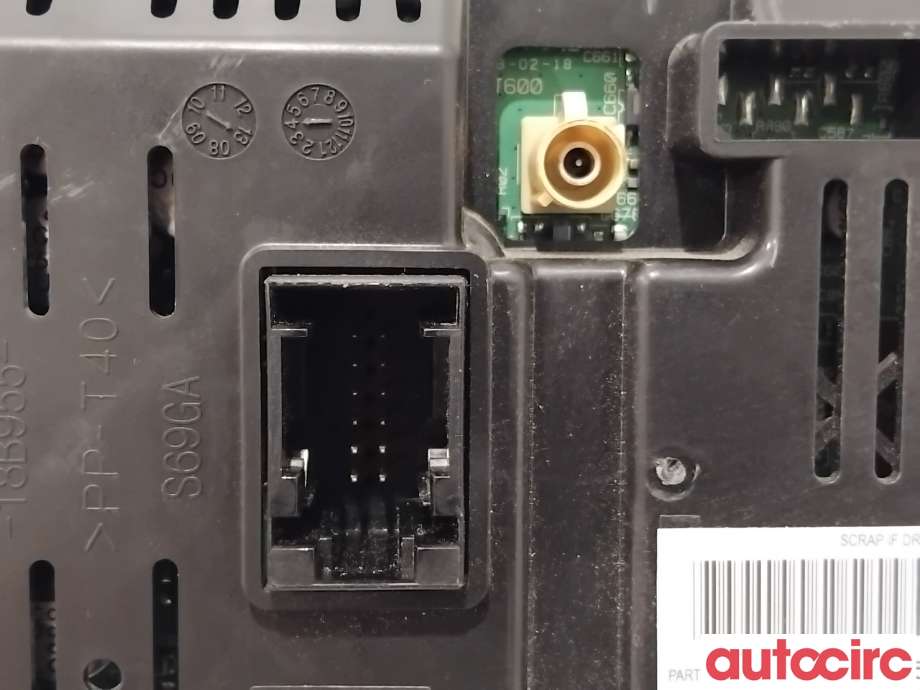 Multimedia display (MCU - Media Controller Unit) til Ford Ranger 2012-2015  (FORD|1864815||AM5T-18B955-CJ)