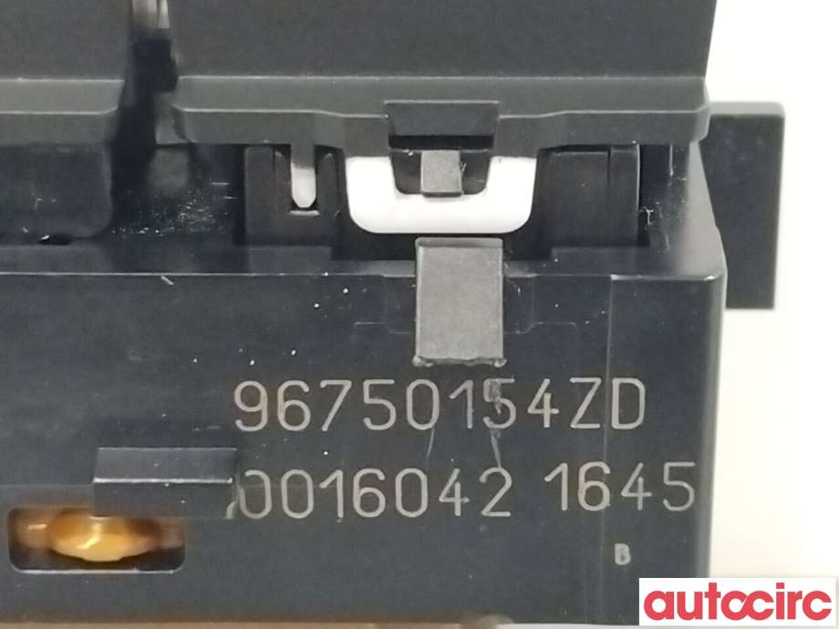 Bryter diverse til Peugeot 208 2012-2019 (Type I)  (PEUGEOT|96750154ZD)
