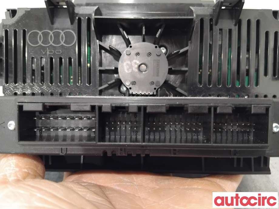 Varmeapparat betjening til Audi A3 2003-2008 (Type II, Fase 1)  (AUDI|8P0820043AH|A2C53212438|8P0820043AD)