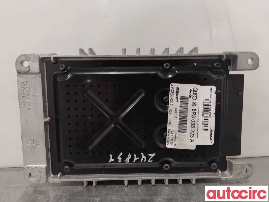 Bilstereo forsterker til Audi A3 2003-2008 (Type II, Fase 1)  (AUDI|8P3035223A|290328-001)