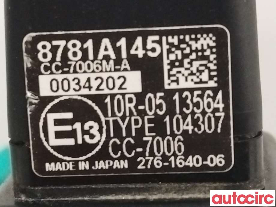 Kamera til Mitsubishi Outlander 2015-->> (Type III, Fase 2)  (MITSUBISHI|8781A145|)