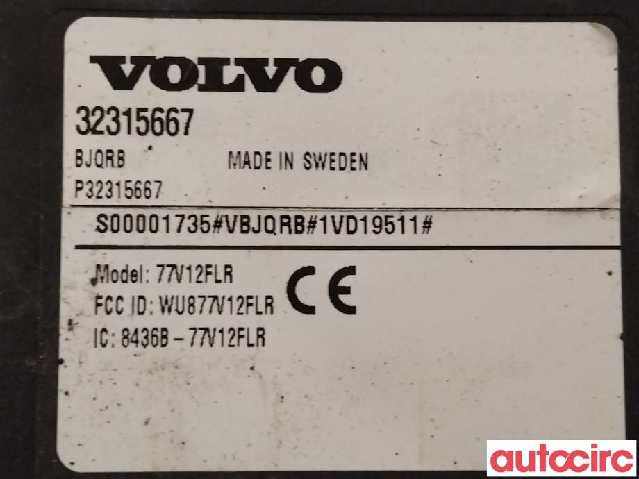 Sensor radar til Polestar 2 2020-->>  (POLESTAR|32410079|32315667)