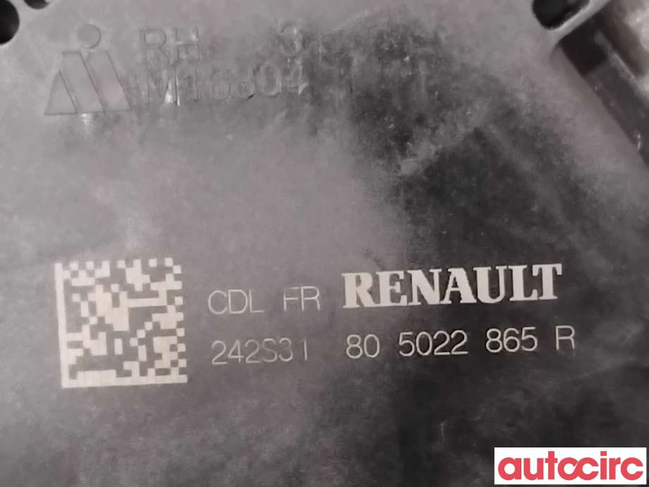Låsekasse høyre foran til Renault Megane 2016-->> Type IV (RENAULT|805022865R|)