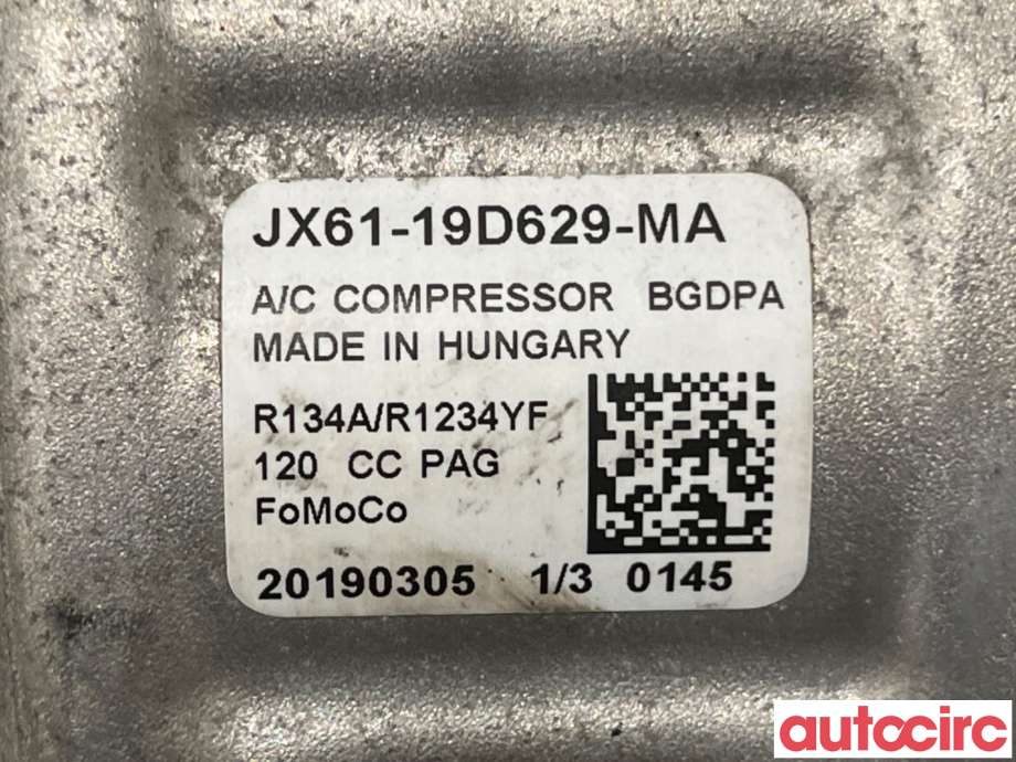 Aircondition kompressor til Ford Focus 2018-->> (Type IV)  (FORD|2604129||JX61-19D629-MA)