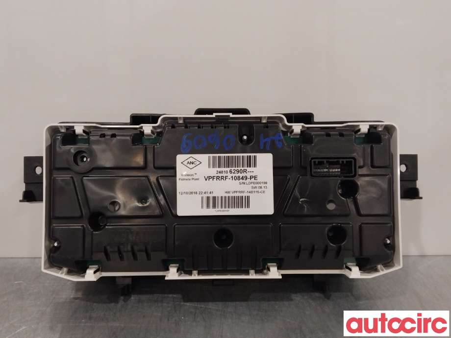 Instrumentpanel til Renault Captur 2013-2020 (Type I)  (RENAULT|248100202R|248106290R)