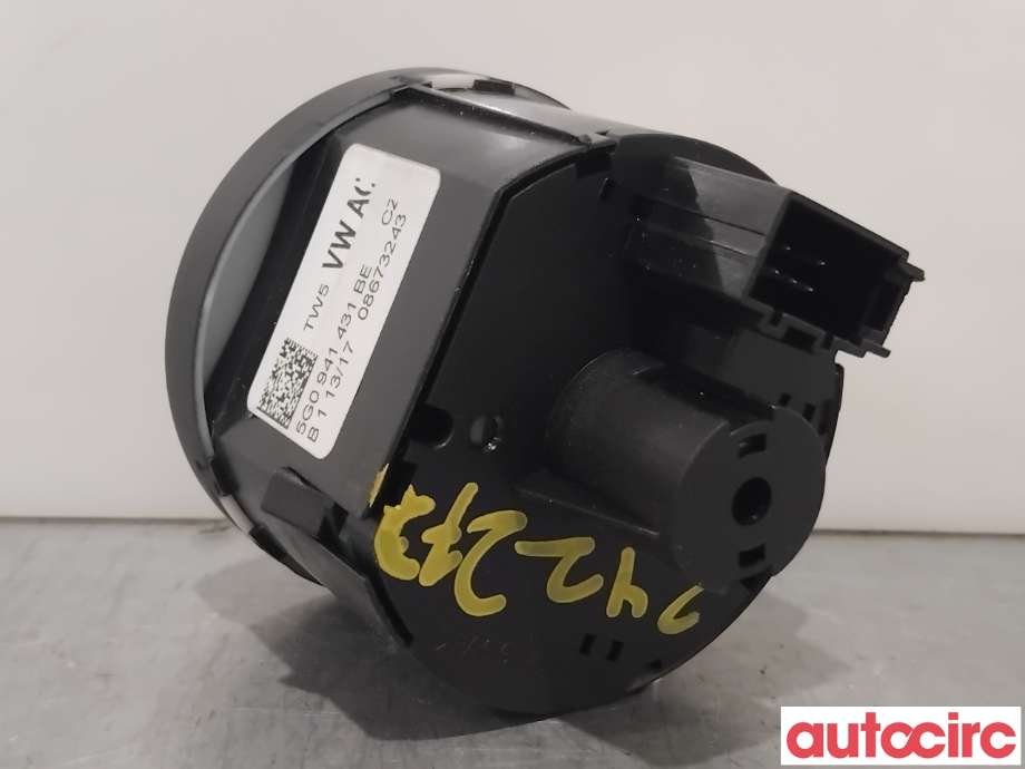 Bryter lys til VW e-Golf 2017-2020 (Fase 2)  (VOLKSWAGEN|5G0941431BE|)