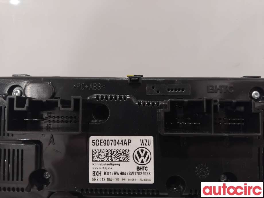 Varmeapparat betjening til VW e-Golf 2017-2020 (Fase 2)  (VOLKSWAGEN|5GE907044AP|5HB013104-29)