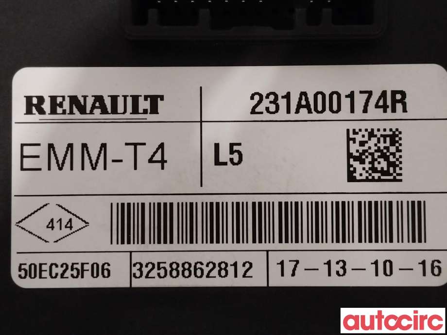 Styreenhet servo til Renault Captur 2013-2020 (Type I) (RENAULT|NO NR||231A00174R)