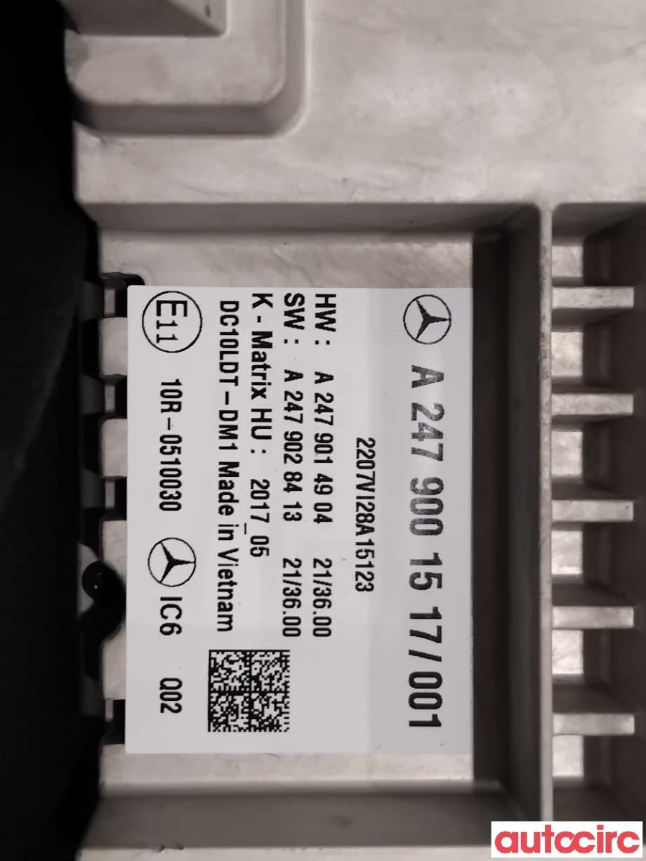 Instrumentpanel til Mercedes EQA 2021-->>  (MERCEDES|A2479001517|)