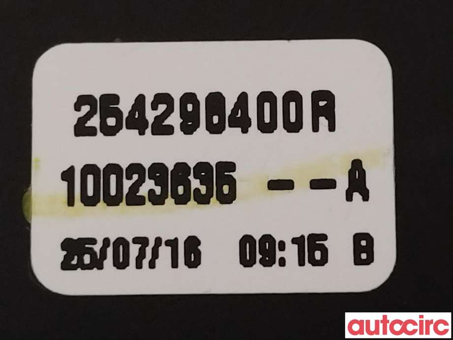 Bryter ruteheis til Renault Captur 2013-2020 (Type I)  (RENAULT|NO NR||254298400R)