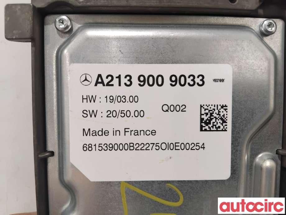 Styreenhet diverse til Mercedes EQA 2021-->>  (MERCEDES|A2139009033|)