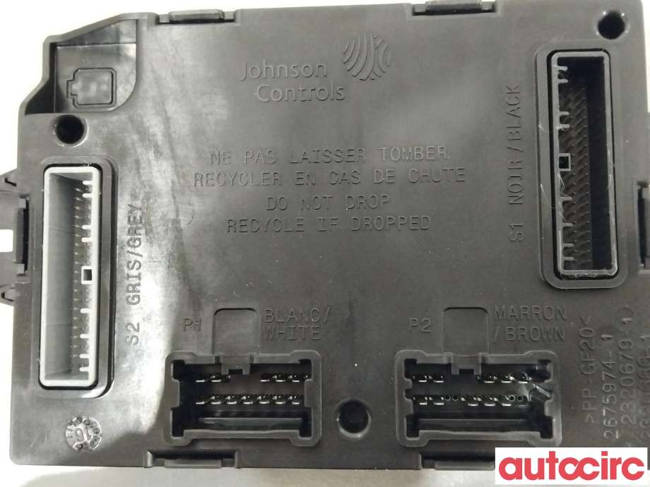 Styreenhet comfort (BCM) til Renault Captur 2013-2020 (Type I)  (RENAULT|NO NR||284B17543R)