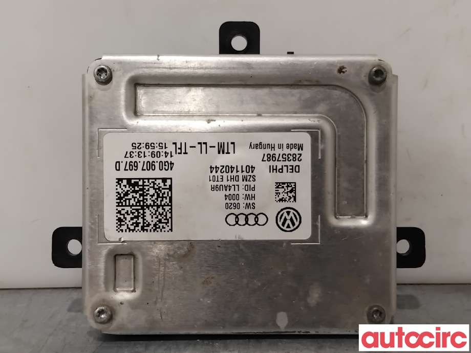 Styreenhet xenon/ballast til Škoda Octavia 2013-2016 (Type III, Fase 1)  (SKODA|4G0907697D|28357987)