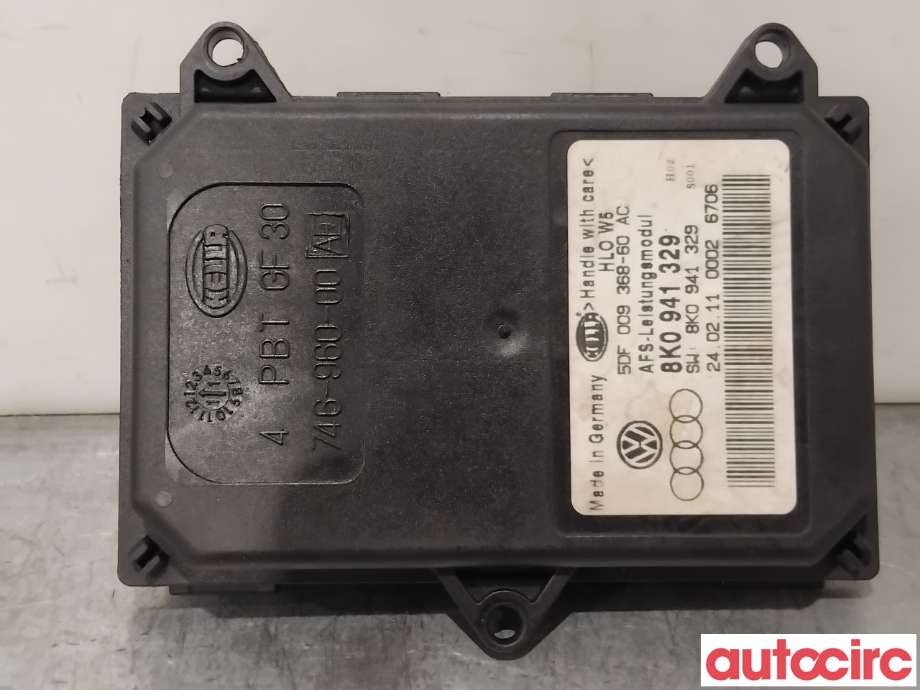 Styreenhet xenon/ballast til Audi A4 2007-2014 (Type IV) (B8) (B8) (AUDI|8K0941329|5DF009368-60)