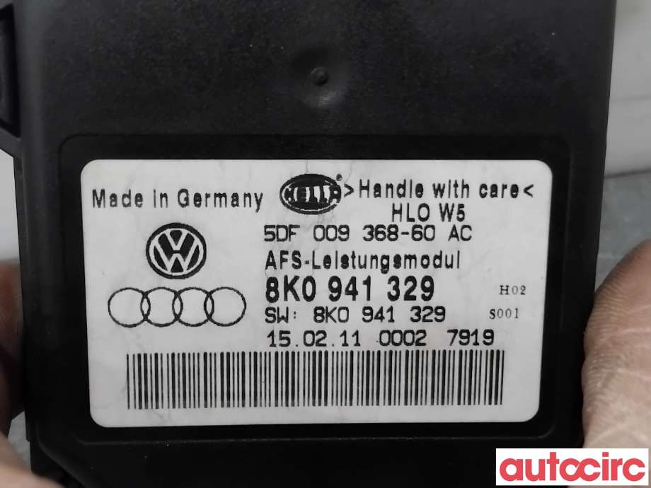 Styreenhet xenon/ballast til Audi A4 2007-2014 (Type IV) (B8) (B8) (AUDI|8K0941329|5DF009368-60)