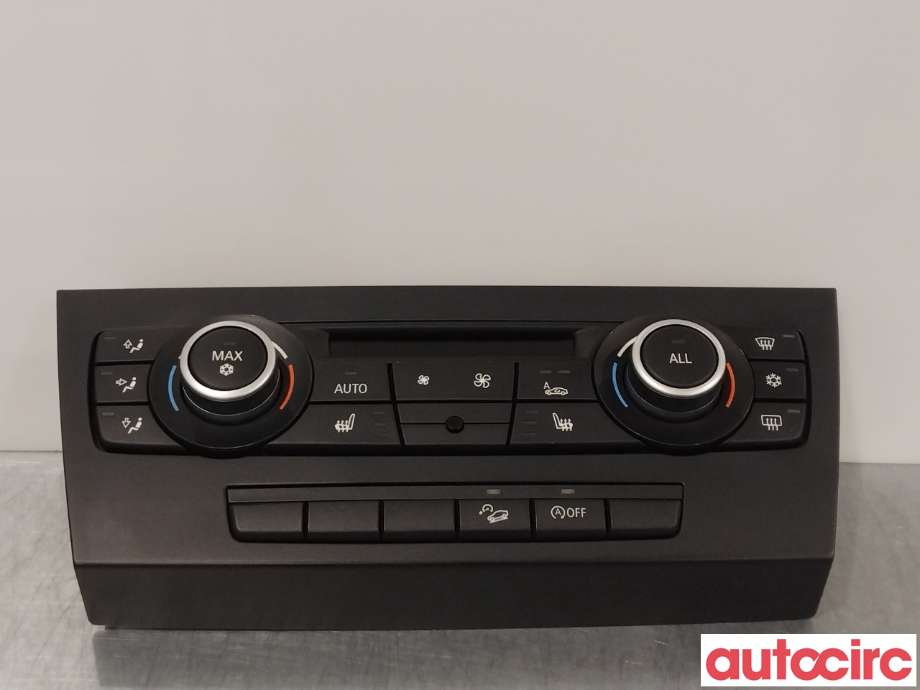 Varmeapparat betjening til BMW 3-Serie, 2005-2011 (E90/E91/E92/E93) (E90/E91/E92/E93) (BMW|64119292262)