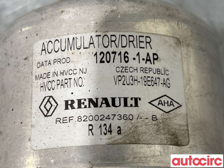 Kullfilter (boks) til Renault Kangoo 2008-2021 (Type II) (RENAULT|8200247360|)