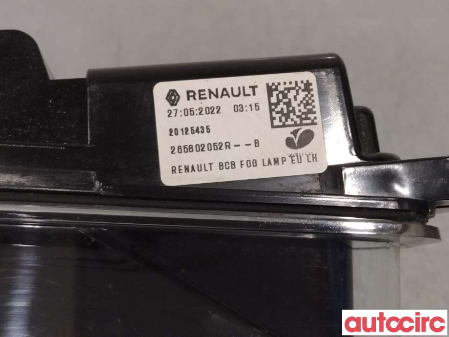 Baklykt fra støtfanger til Renault Megane 2016-->> Type IV  (RENAULT|265401849R)