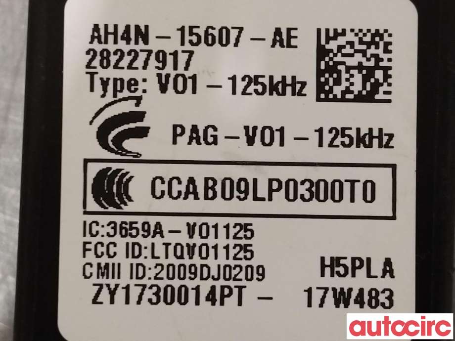 Tenningslås til Land Rover Discovery 2017-->> (Type V)  (LAND-ROVER|LR020114|28227917|AH4N-15607-AE)