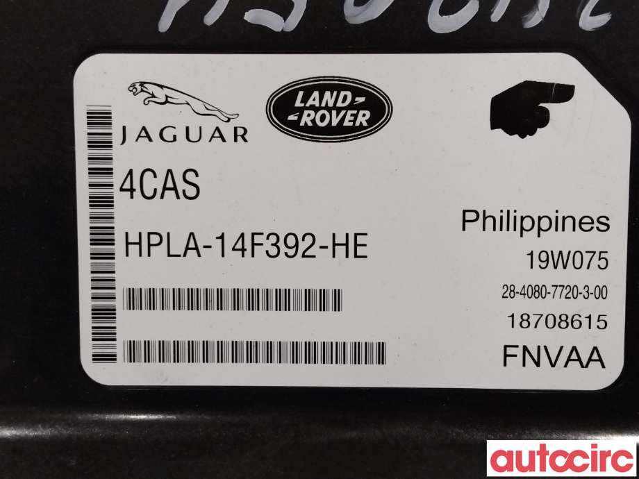 Styreenhet nivå/luftfjæring til Jaguar I-PACE 2018-->>  (JAGUAR|T2R27647|28-4080-7720-3-00|HPLA-14F392-HE)