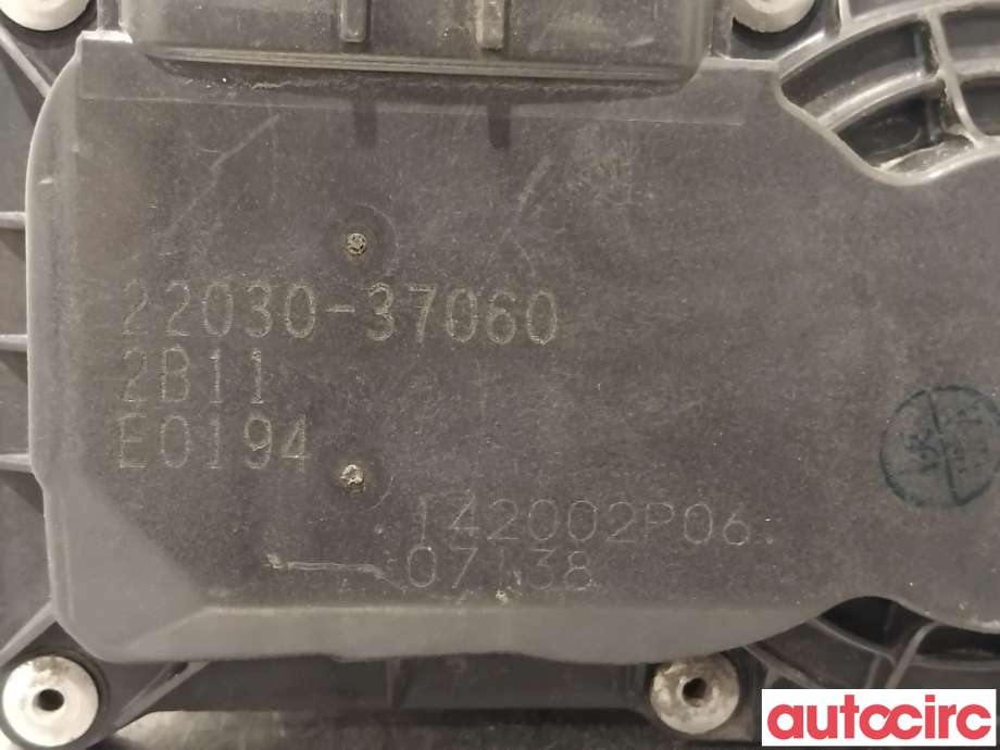 Spjeldhus til Toyota Auris 2010-2012 (Type I, Fase 2) (TOYOTA|2203037060||22030-37060)