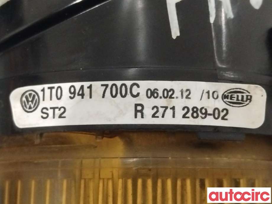 Tåkelykt høyre foran til VW Golf, Plus/Cross 2005-2009 (Fase 1)  (VOLKSWAGEN|1T0941700C)