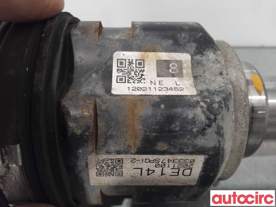 Drivaksel venstre foran, elbil til Toyota Auris 2010-2012 (Type I, Fase 2)  (TOYOTA|4342012A60|)