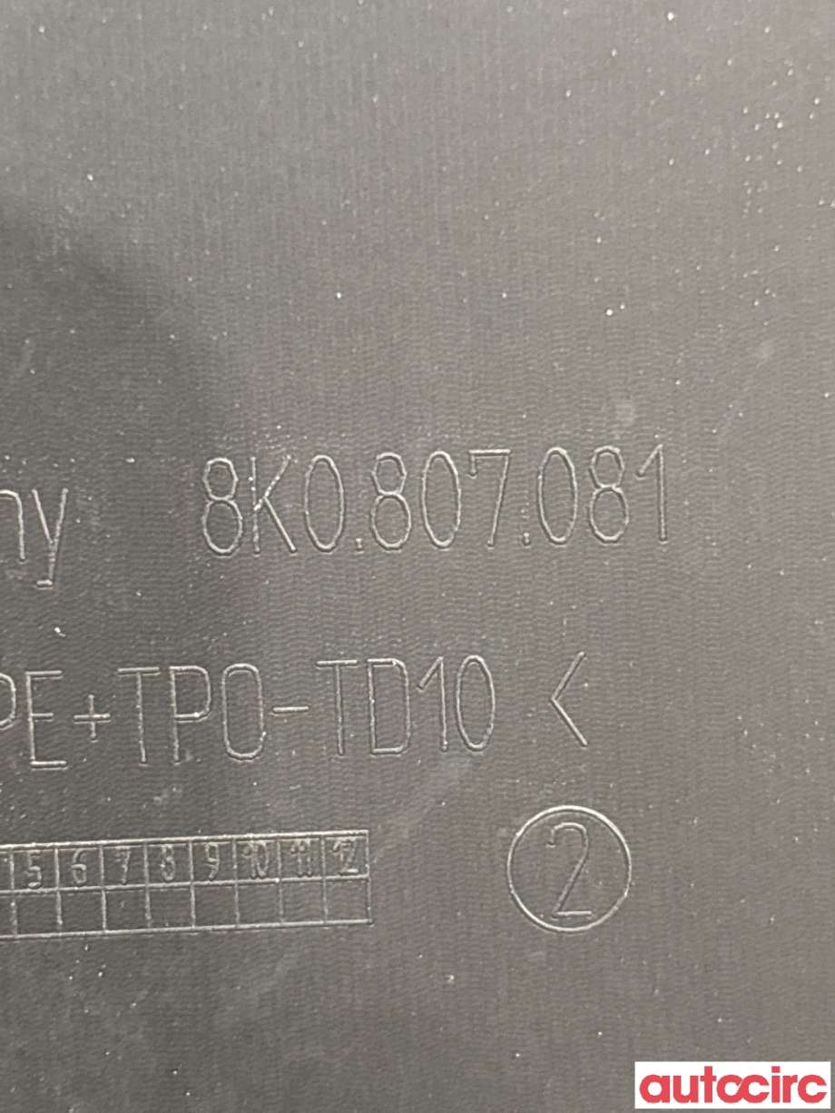 Diverse deler til Audi A4 2007-2014 (Type IV) (B8) (B8) (AUDI|8K0807081)