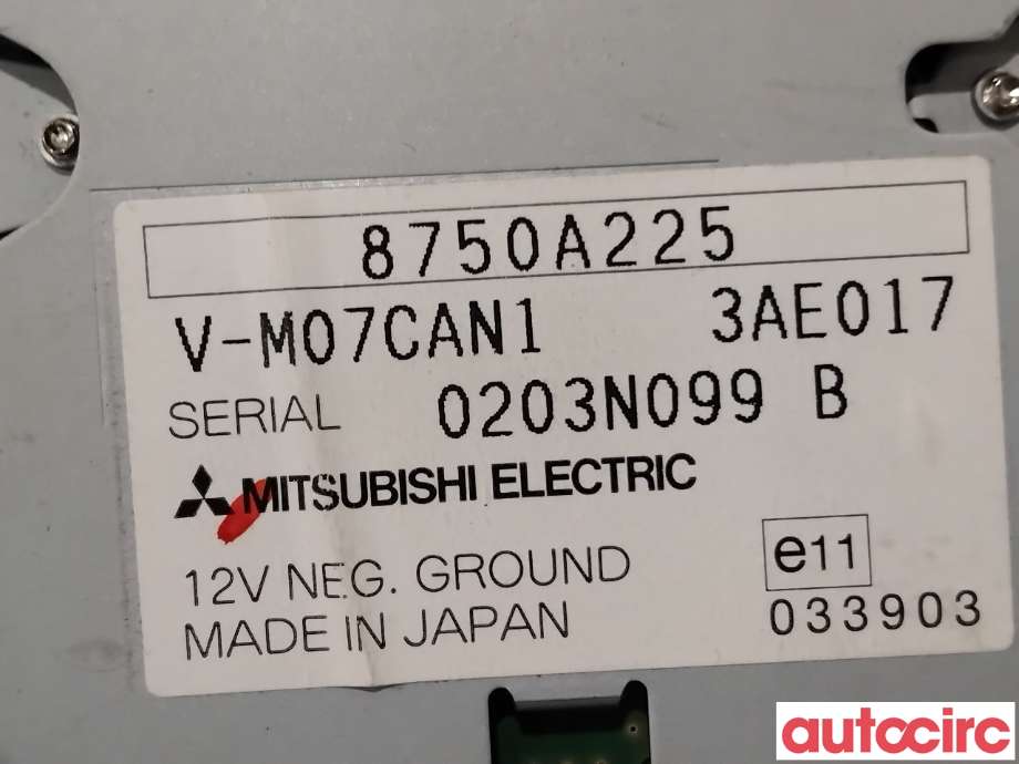 Styreenhet diverse til Mitsubishi Outlander 2010-2012 (Type II, Fase 2)  (MITSUBISHI|8750A225|)