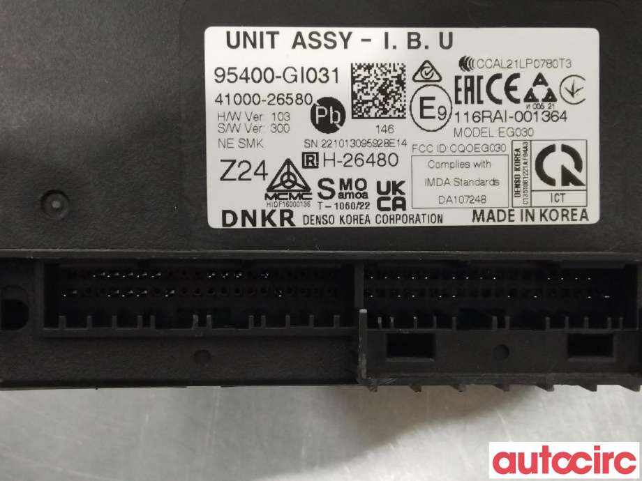 Styreenhet diverse til Hyundai Ioniq 5 2021-->>  (HYUNDAI|95400GI031)