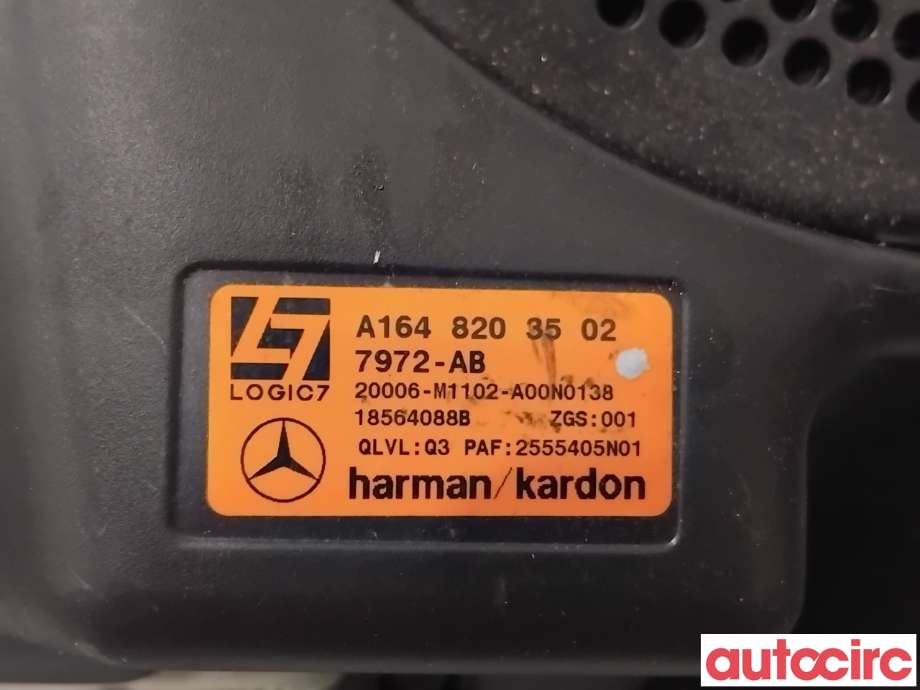 Bilstereo høyttaler til Mercedes GL 2006-2012 (X164) (X164) (MERCEDES|A1648203502|)