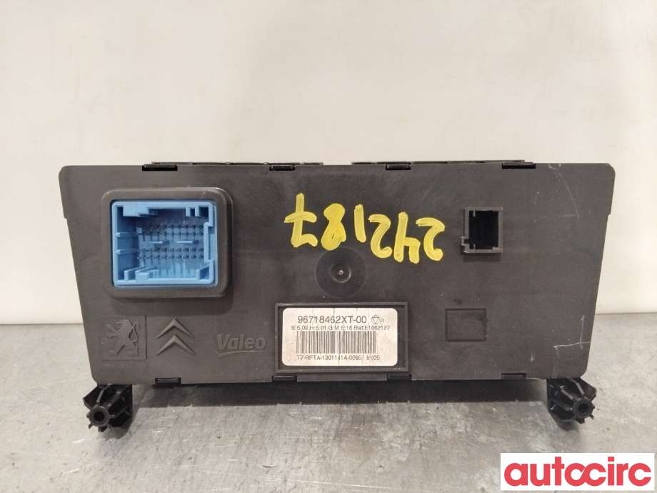 Varmeapparat betjening til Peugeot RCZ 2010-2015 (PEUGEOT|6452S2||96718462XT)