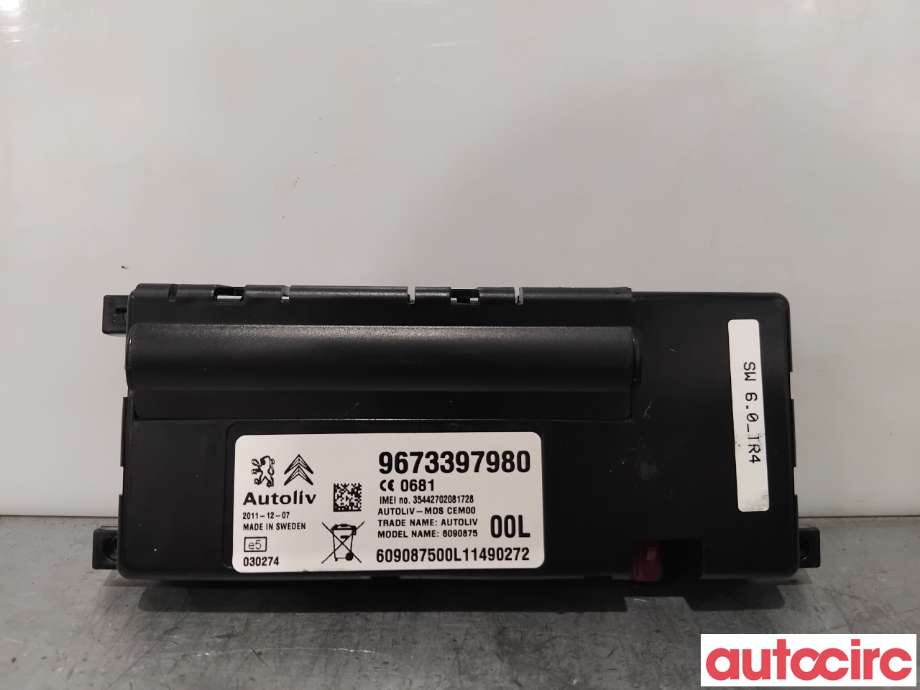 Dashbord telefon til Peugeot RCZ 2010-2015 (PEUGEOT|6579RQ|6090875|9801739680)