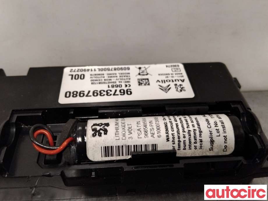 Dashbord telefon til Peugeot RCZ 2010-2015 (PEUGEOT|6579RQ|6090875|9801739680)