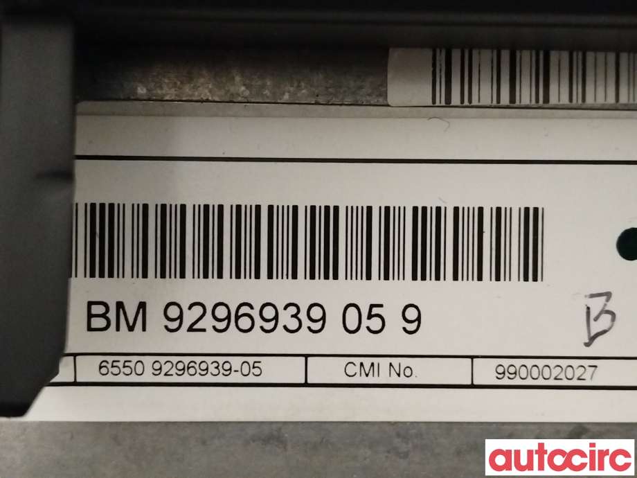 Multimedia display (MCU - Media Controller Unit) til BMW X5 2013-2018 (F15) (F15) (BMW|65509347878|9296939)