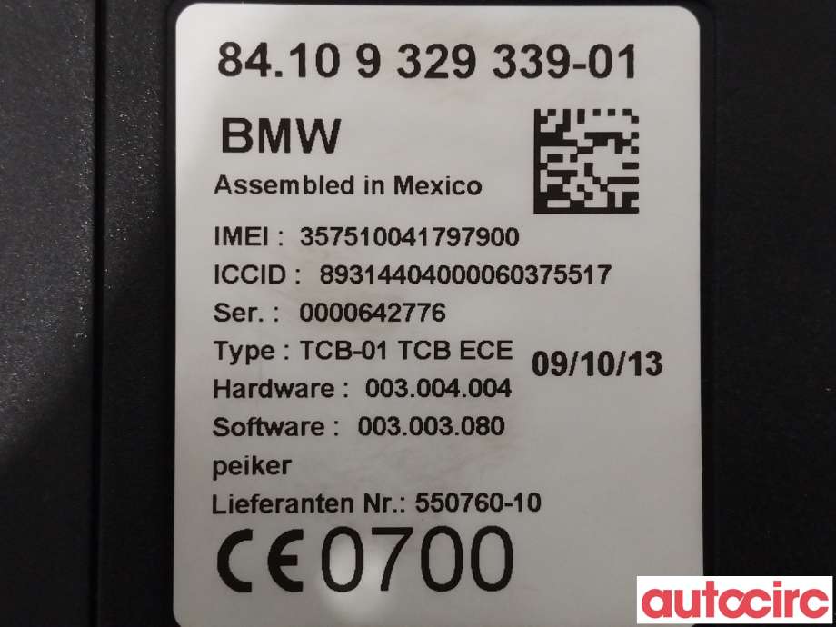 Styreenhet diverse til BMW X5 2013-2018 (F15) (F15) (BMW|84109322954|84109329339)