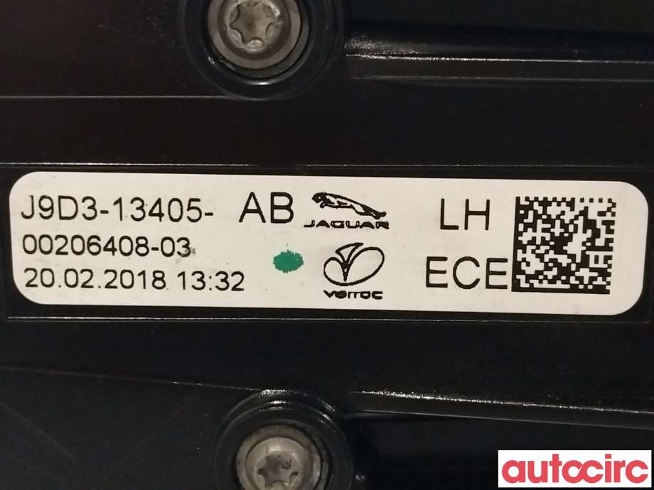 Baklykt venstre til Jaguar I-PACE 2018-->>  (JAGUAR|T4K1824|J9D313405AB)